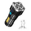 Lanterna Tática PowerLight de LED | 4 , 5 e 9 LEDS | Potência e Resistência