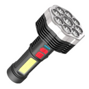 Lanterna Tática PowerLight de LED | 4 , 5 e 9 LEDS | Potência e Resistência