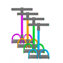 Kit 2 Elásticos Extensores para Treino