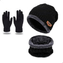 Kit Inverno Touca Cachecol Peluciados + Luvas