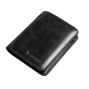 Carteira de Couro BANYANU™ com Proteção RFID Antifurto