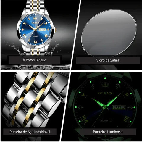 Relógio PREMIUM Luxury Olevs®