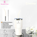 Copo Térmico 1200ml Aço Inoxidável - Garrafa Térmica com Canudo