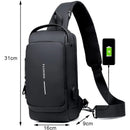 Bolsa de Ombro Fashion - Antifurto com Carregamento USB