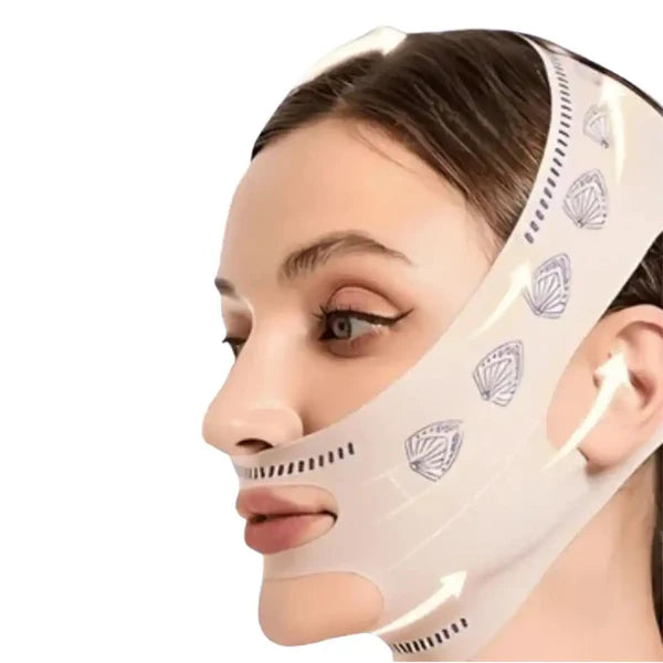 V-Revitalize™ | Máscara de Contorno Facial | Suaviza Rugas, Papada e Modela o Rosto
