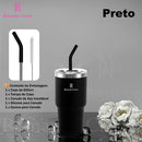 Copo Térmico 1200ml Aço Inoxidável - Garrafa Térmica com Canudo