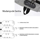 Bolsa de Ombro Fashion - Antifurto com Carregamento USB