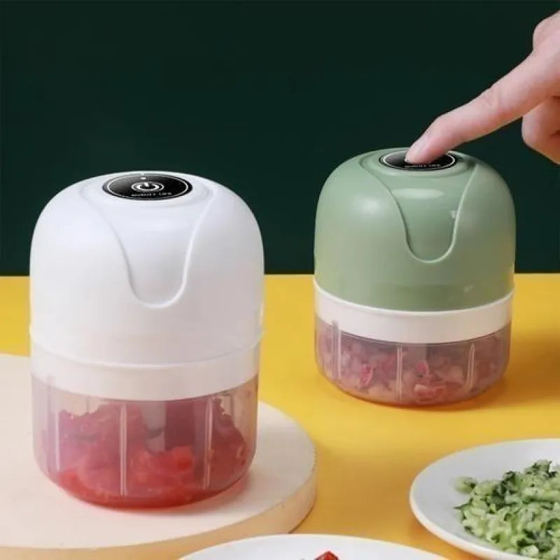 Mini Processador Portátil BraveCutter - Lâmina de Inox e Carregamento USB